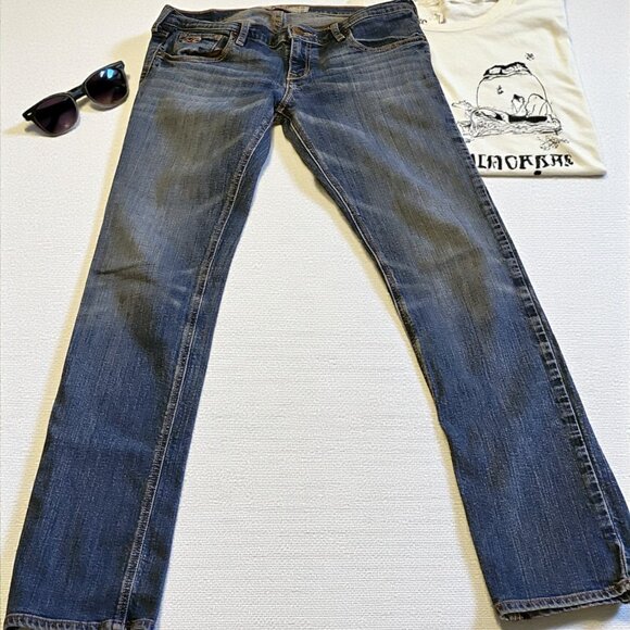 Hollister SoCal Stretch Skinny Jeans – Size 3R W26 L33 Dark Wash - Picture 2 of 10